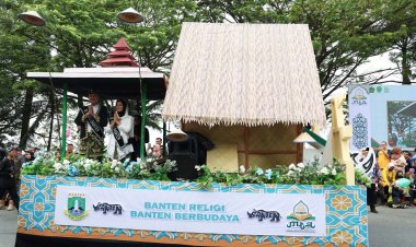 Kafilah Provinsi Banten Tampilkan Leuit Baduy di MTQN XXX Tahun 2024 Kaltim