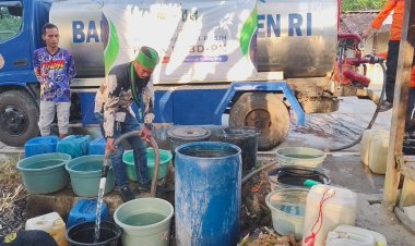 Kabupaten Pandeglang Dilanda Kekeringan, Begini Cara HMI Cabang Pandeglang Bantu Warga...Luar Biasa