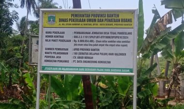 Pengerjaan Pembangunan Jembatan Desa Tegal Kecamatan Cikedal Diduga Melalaikan APD dan Disinyalir Tak Sesui Spek.