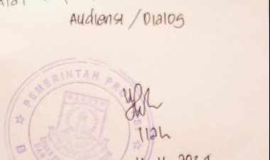 JAM-P  Layangkan Surat Audensi Ke PUPR Provinsi Banten Terkait Pengerjaan Penanganan Longsor Ruas Jalan Palima-Cinangka Yang Diduga Gagal Kontruksi.