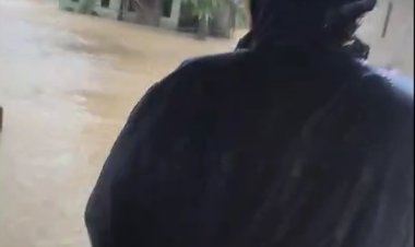 Empat Hari Terendam Banjir, Warga Desa Bulagor Kecamatan Pagelaran Pandeglang, Hanya Bisa Aktivitas Dirumah