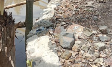 Pengerjaan JUT Dan TPT Di Kp. Golat Desa Pangkalan Sobang Diduga Asjad dan Menimbulkan Tanda Tanya.