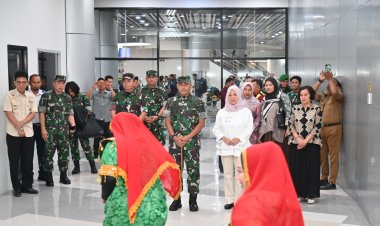 Kunjungan Kerja di Sulawesi Tengah, Pangdam XIII/Mdk di Sambut Danrem 132/Tdl