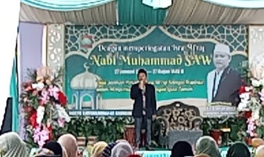 Acara Isra Mi"raj & Khitanan Masal, Dikampung Kadusirung Hilir Desa Sukalangu Saketi, Didukung Oleh UPT Puskesmas Saketi