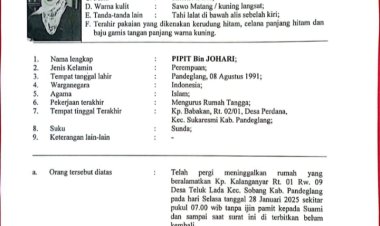 Hilangnya Anak,Istri Dan Mertua Disinyalir Dibawa Oleh Lelaki Hidung Belang.