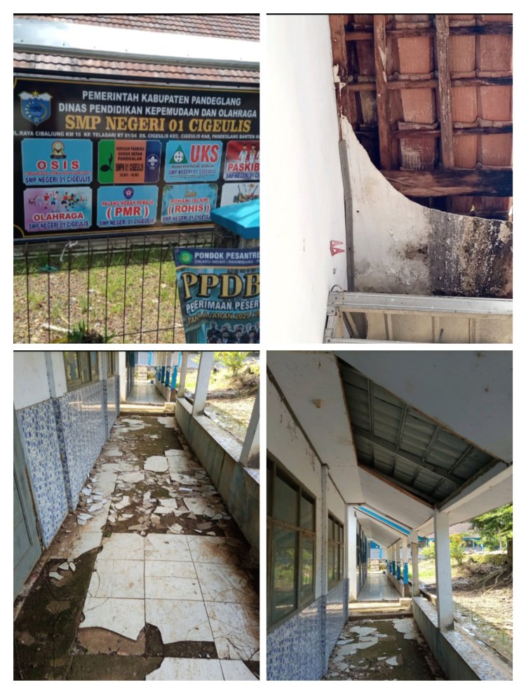 Diduga Minimnya Pengawasan Dinas & Buruknya Pelayanan SMPN 1 Cigeulis 