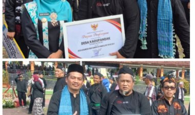 Para Kades  Beserta Jajaran Kecamatan Picung  Kompak Memakai Pakaian Khas Sunda Hadiri Hari Jadi Kabupaten Pandeglang