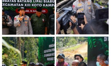 Ditreskrimsus Polda Riau Berhasil Mengungkap Praktik Perambahan kawasan Hutan Secara ilegal