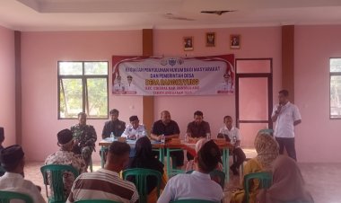 Penyelenggaraan Penyuluhan Hukum & Restorative Justice, Wujud Sinergi Antara Masyarakat dan Pemerintah Desa Bangkuyung Cikedal