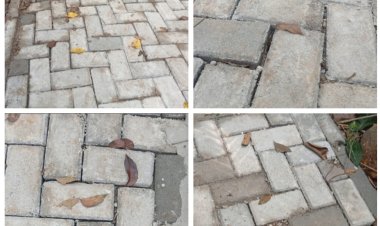 Diduga Pengerjaan Jalan Paving Block Desa Pamarayan Jiput Dari DD Tahap 1 TH 2025 Dikerjakan Asjad.