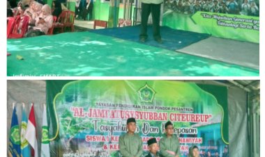 Tasyakuran Kenaikan Kelas Dan Pelepasan Kelulusan.Yayasan Pendidikan Islam Ponpes AL -JAMI' ATUSYSYUBBAN Citereup 
