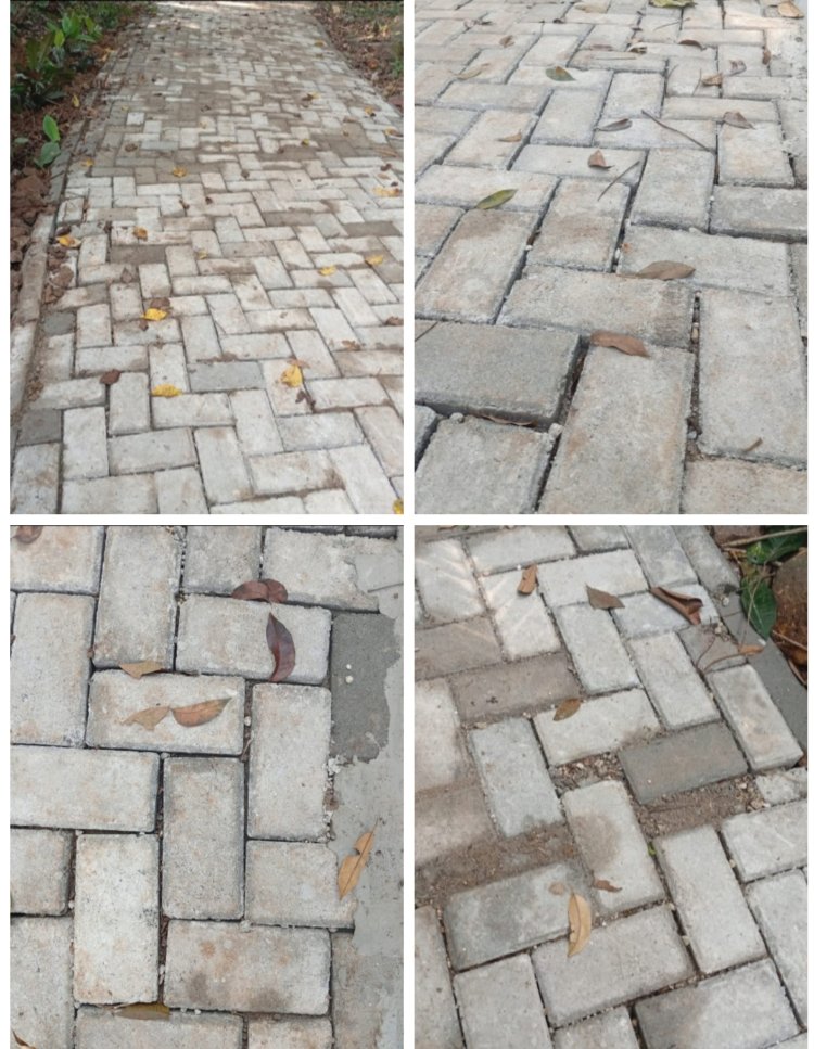 Diduga Pengerjaan Jalan Paving Block Desa Pamarayan Jiput Dari DD Tahap 1 TH 2025 Dikerjakan Asjad.