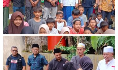 Padepokan Dzikrullah Al Mubarok Gonggong Tengah Cikedal Pada 10 Muharram 1447 Hijriyah Santuni Yatim.