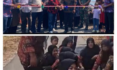 Warga Desa Pareang Bersyukur, Jalan Aspirasi Dewan Terlaksana Di Hotmix