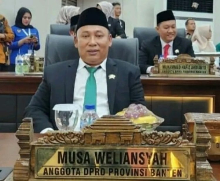 Wakil Ketua Komisi Pertanian DPRD Provinsi Banten Musa Weliansyah Mengutuk Keras Kepada Pelaku Korupsi Beras Bansos Ciginggang.