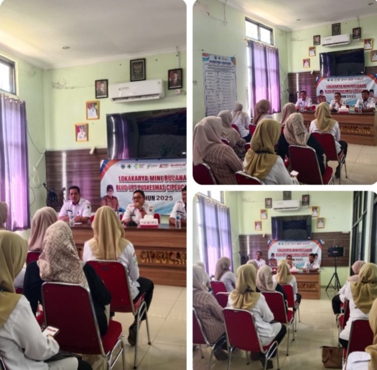 BLUD UPT Puskesmas Cipeucang Pandeglang, Evaluasi Kinerja Melalui Lokakarya Mini Bulanan Pada Juli 2025