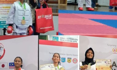 Bawa pulang medali, Karateka Cilik Asal Pandeglang kembali mengukir sejarah pada kejuaraan Asia Pasific Pandeglang.