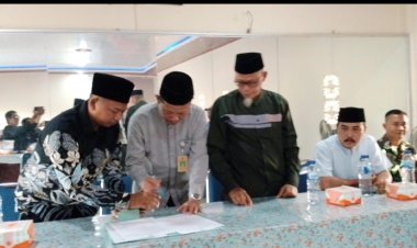 Lepas Sambut PJS Desa Sukamaju Dan Desa Cigondang Labuan.