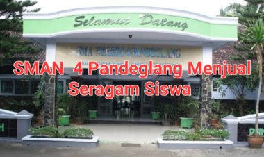 LPJ Dana BOS & Penjualan Seragam Siswa Di SMAN 4 Pandeglang, Disoal DPC AMIRA Pandeglang