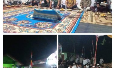 Malam Puncak HUT RI Ke 80 Pemdes Desa Wirasinga Gelar Istigosah Bersama Ratusan Warga.