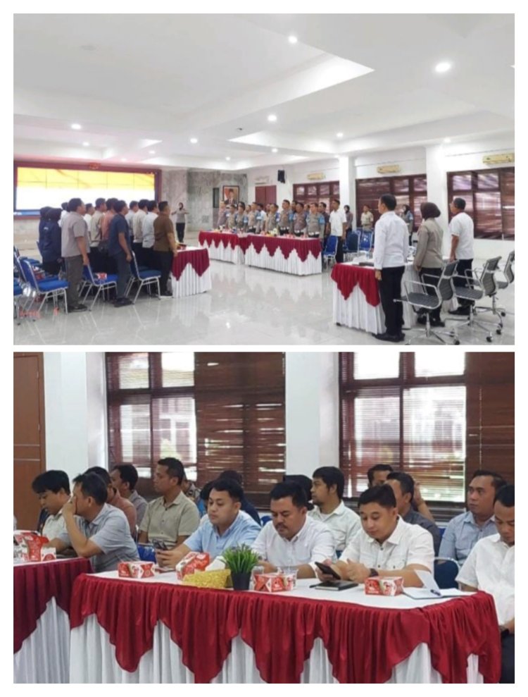 Kanit Reskrim Polsek Anyer Ikuti Sosialisasi Pendampingan Hukum, Di Aula Wicaksana Laghawa Polres Cilegon.