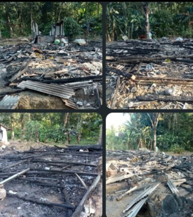 Si Jago Merah Lahap 3 Rumah di Desa Tamanjaya, Korsleting Diduga Jadi Penyebab