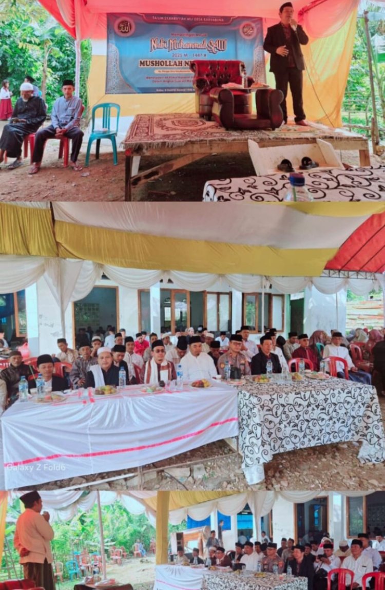 Pengajian Tingkat Desa Karya Buana Meriahkan Peringatan Maulid Nabi Muhamad SAW