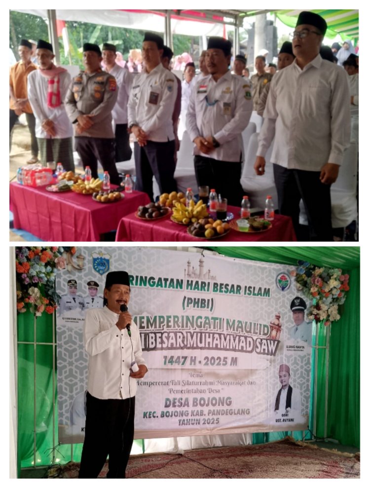 Panitia PHBI Desa Bojong Gelar Maulid Nabi Besar Muhammad SAW