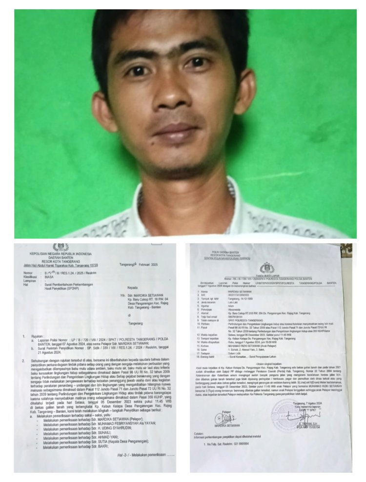 Eks Galian C Ilegal Makan Korban.