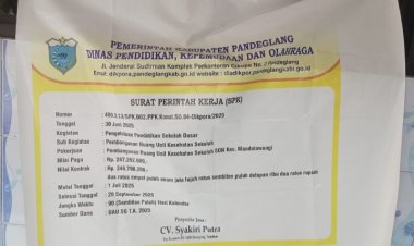 Gabungnya Wartawan Indonesia (GWI) Sayangkan Dugaan Pembangunan Ruang UKS SDN Gunung Sari 1 Diduga Tak Sesuai KAK Dan Abaikan APD.