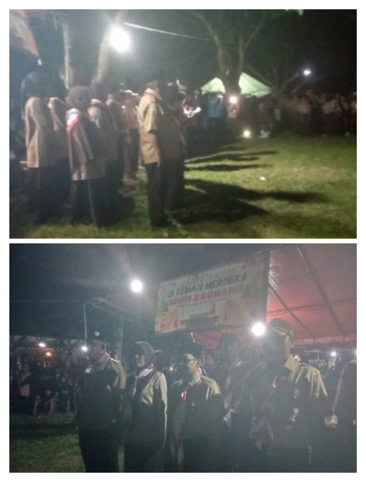 SMPN 2 Sobang lakukan kegiatan Camping