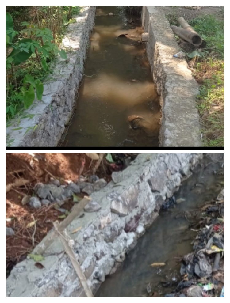 Warga Desa Karya Sari Sambut Antusias Pengerjaan Drainase Sisa Kekurangan Tahun Kemarin.