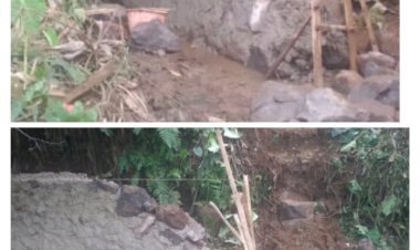 Pengerjaan Irigasi Di Kecamatann Mandalawangi Aliran  Cibayawak Diduga Proyek Siluman Dan Pengerjaannya Diduga Asjad.