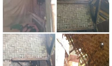 Rumyana Warga Desa Jaya Pura Kecamatan Cipanas Kabupaten Lebak Tinggal Dirumah Yang Tak Layak Huni! Pemerintah Jangan Tutup Mata