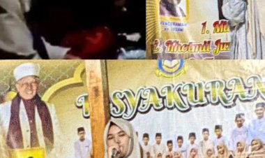 Ponpes  Al - iqkbal ,Iqballudin lakukan acara rutin  Tasyakuran  bulanan,di kampung muara  kecamatan Wanasalam.