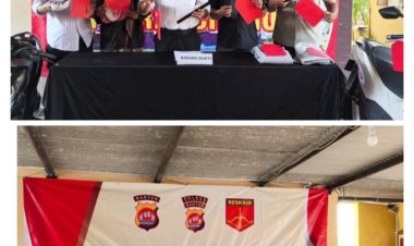 Polsek Anyer Polres Cilegon, Ungkap Kasus Tawuran Kelompok Pelajar Mengunakan Sajam