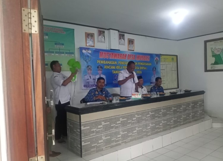 Musdes Desa Perdana Kecamatan Sukaresmi Berlangsung Kondusif.