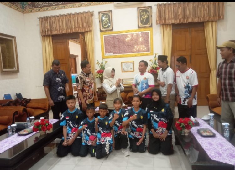 Bupati Pandeglang Support karateka Cilik Yang Berangkat Ke Senkaido Open Turnamen Piala KEMENPORA