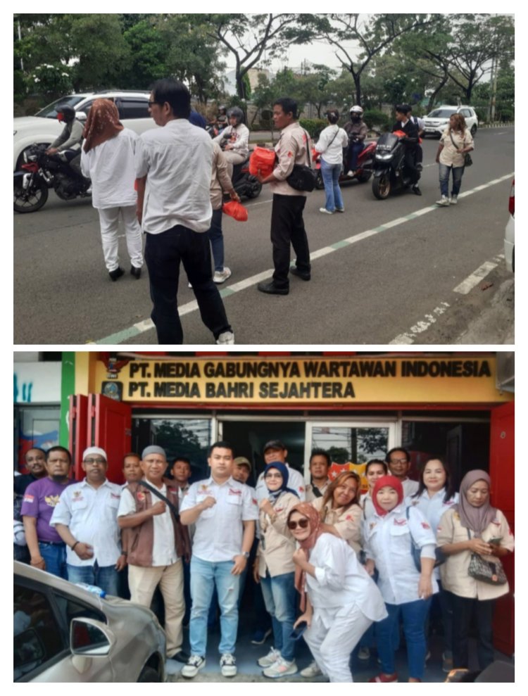 Keluarga Besar DPD GWI PROVINSI Banten Dan DPC GWI Tangerang Kota Berbagi Jum'at Berkah