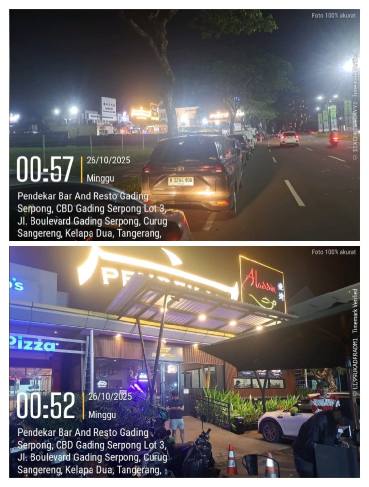 Tentang: Dugaan Pelanggaran Jam Operasional dan Indikasi Keterlibatan Oknum Dalam Aktivitas Pendekar Bar