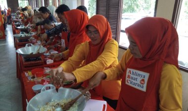 Peringati HKG ke-53 Kader PKK, DWP, Dan OPD Dapat Pelatihan Memasak dari Chef ABC