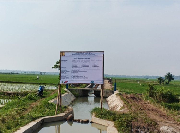 PT. NINDYA KARYA Pastikan Transparansi Serta Tidak Gunakan Material Bekas Pada Proyek D.I Cukang Sadang