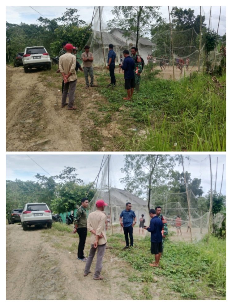 Komandan Kodim 0601/Pandeglang, Letkol Inf Afri Swandi Ritonga,S.I.P  Lakukan Peninjauan Langsung Ke Alokasi  Pembangunan Fasilitas Koperasi Merah 