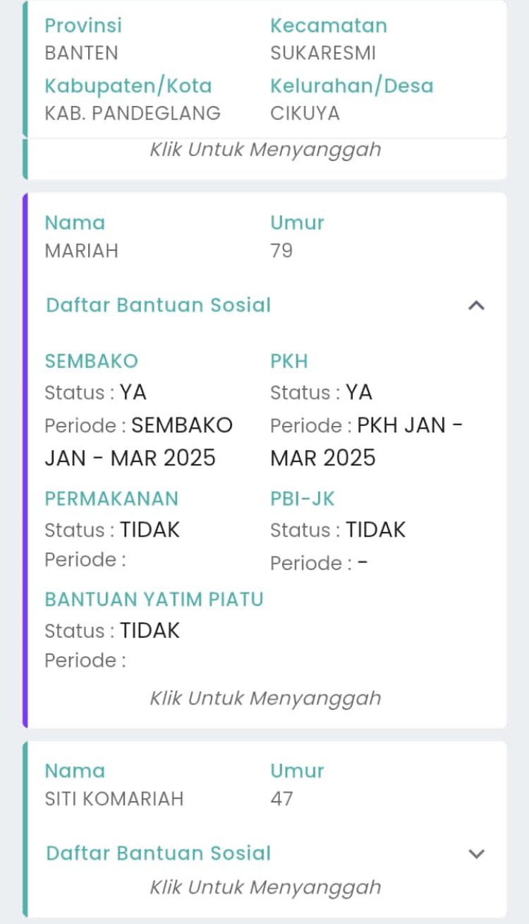Skandal PKH Cikuya Mencuat: Dugaan Pungutan Rp 50–200 Ribu, Formulir Cip Bank Diduga Diintervensi, RT Akui Terima Uang