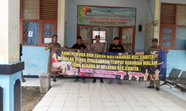 Pemuda Dan Tokoh Masyarakat CaritaTolak Keras Adanya Tempat Hiburan Malam Diwilayah Kecamatan Carita.