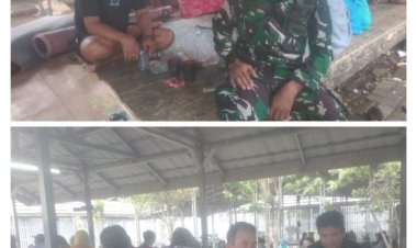 Babinsa Koramil 0117/Panimbang Kodim 0601 Pandeglang Lakukan Komsos Pendampingan Masyarakat Yang Berobat Di RS Alinda.