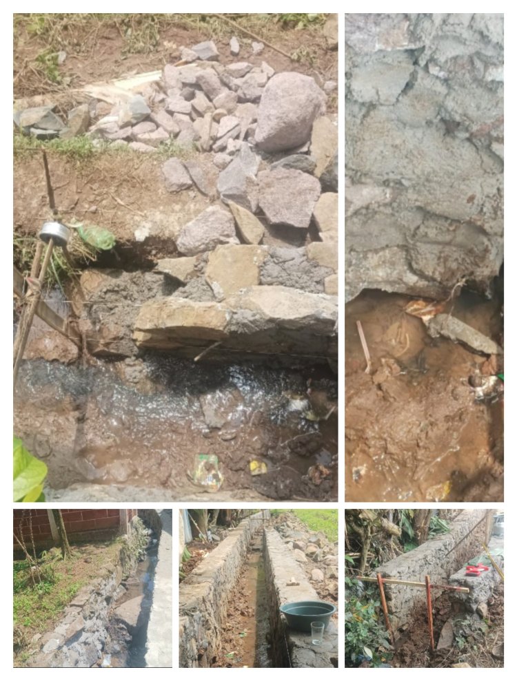 GWI Sorot Pekerjaan Peningkatan Dan Rehabilitasi Jaringan Tersier Daerah Irigasi Tahap III Di Desa Banjar Nagara Penyedia Jasa PT.Waskita Karya  Diduga Kuat Asjad.
