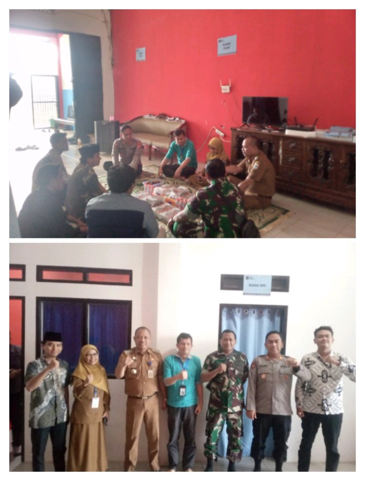 Danramil 0117/Panimbang Hadiri Launching Program Makanan Bergizi Gratis untuk Siswa-Siswi se-Kecamatan Panimbang     