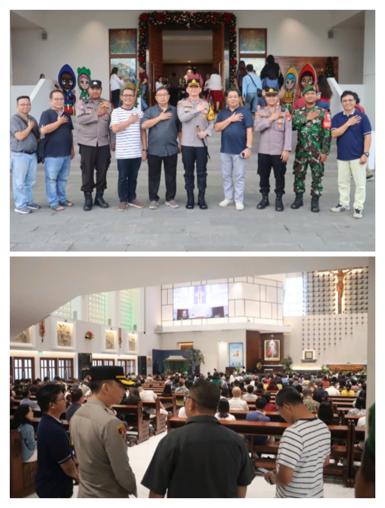 Operasi Lilin Nataru 2025, Kapolres Tangsel Cek Langsung Kesiapan Ibadah Natal di Gereja St. Perawan Maria