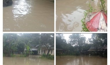 Kampung Peuntas Desa Patia Kabupaten Pandeglang Dilanda Banjir